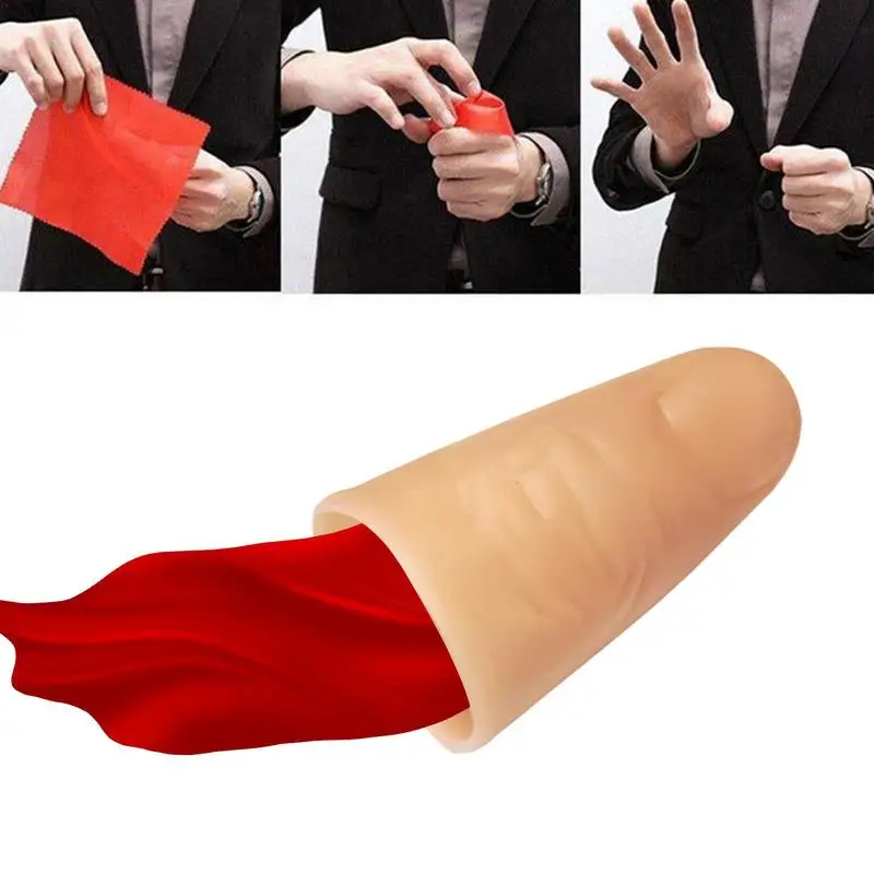 Kúzlo False Fingers Realistické magické rekvizity pre dovolenkovú párty Halloween Universal False Thumb Tip pre pódium Performance Prank hračky