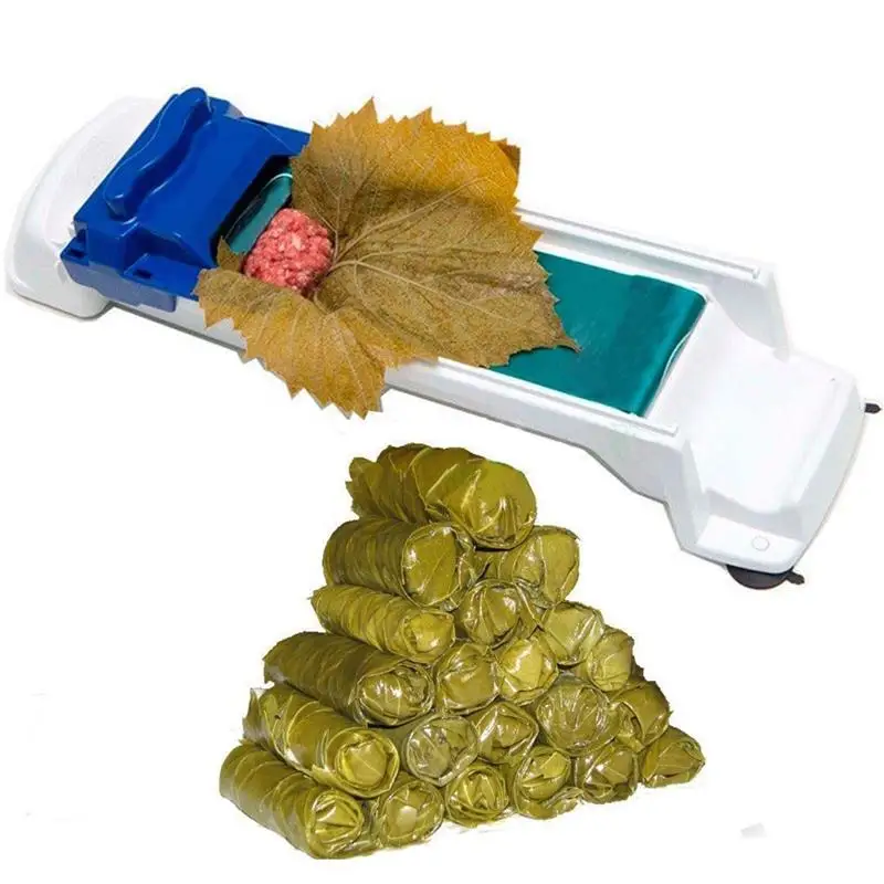 Kúzlo plnené hroznové zeleninové mäso Rolling Tool Cabbage List Rolling Tool-Yaprak Sarma Dolmer Roller Machine Moedor de Carne