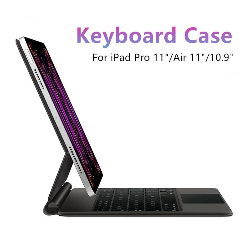 Kúzlová klávesnica pre iPad Pro 11 palca 4. 3. 2. 2. 2018-2022 Air 6th/5th/4. M2 iPadpro11 M4 Smart Cover Folio Case Multi-Touch