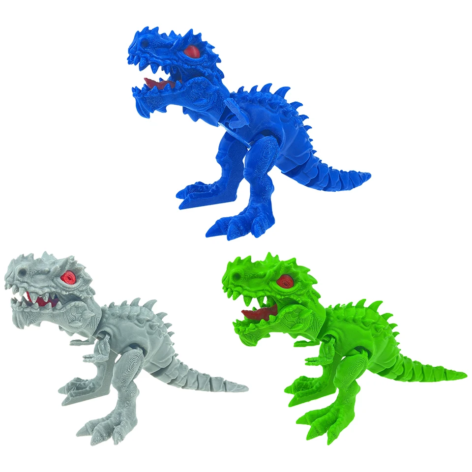 Kĺbový tyrannosaurus rex tyrannosaurus rex drak figúrky hračky 3D tlač drak drak pohyblivej spoločnej hračky pre darčeky chlapcov