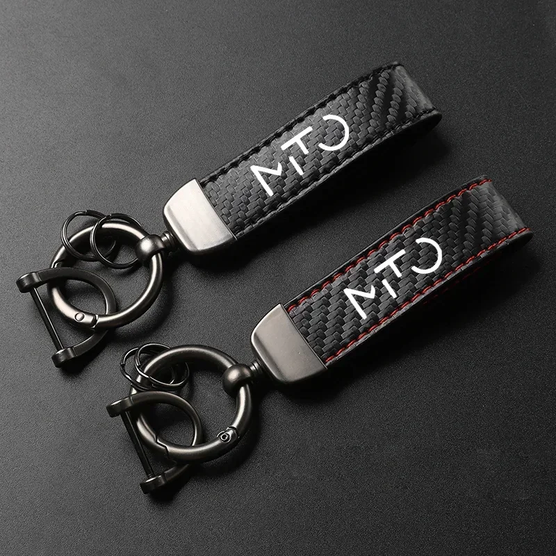 Kľúčenka z kože vysokej kvality 360 stupňov Rotujúce kľúče od podkovy pre Alfa Romeo Mito Keychain Auto príslušenstva