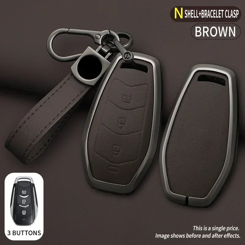Kľúčové krytie automobilu Diaľkové fobs puzdrá pre DFSK Dongfeng Fengguang 580 DFM Glory 560 500 Protector Držiteľ Keychain Automatické príslušenstvo