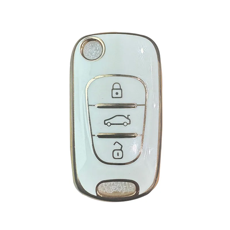 Kľúčové krytie automobilu FOB pre Hyundai I20 I30 IX20 IX35 Elantra Accent pre Kia Sportage Rio 3 Soul Optima Optima Ceed Pro K5 K2 Keychain