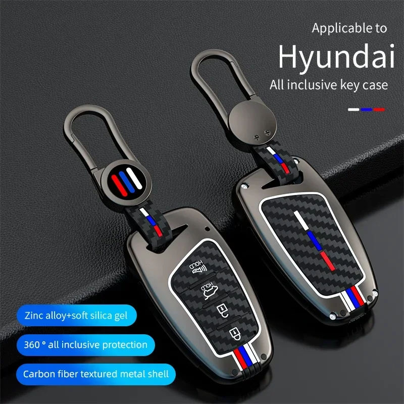 Kľúčové krytie automobilu Vzdialené puzdro pre Hyundai Santa Fe Sport IX45 Equus Centennial Genesis G80 Grandeur Azera 2013-2016