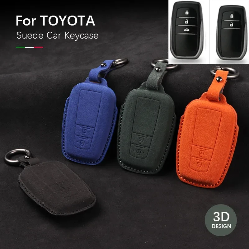 Kľúčové puzdro na kľúče z auta pre toyota pre Toyota Prius Camry Corolla chr C-HR RAV4 Land Cruiser Prado Keychain Key Key