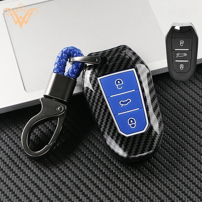 Kľúčové puzdro pre Peugeot 2008 3008 4008 5008 308 408 508 Citroen C1 C2 C4 C6 C3-XR Picasso Grand DS3 DS5 Cover Shell FOB FOB