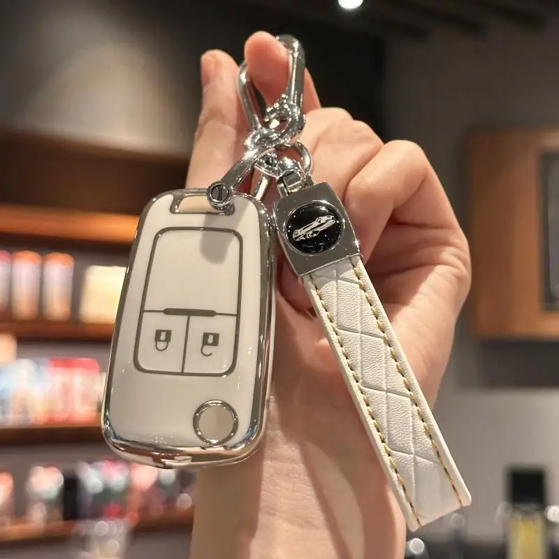 Kľúčový kryt s keychain šnúrkou pre Vauxhall Astra J Insignia A Meriva B Zafira C Mokka Chevrolet Orlando Aveo