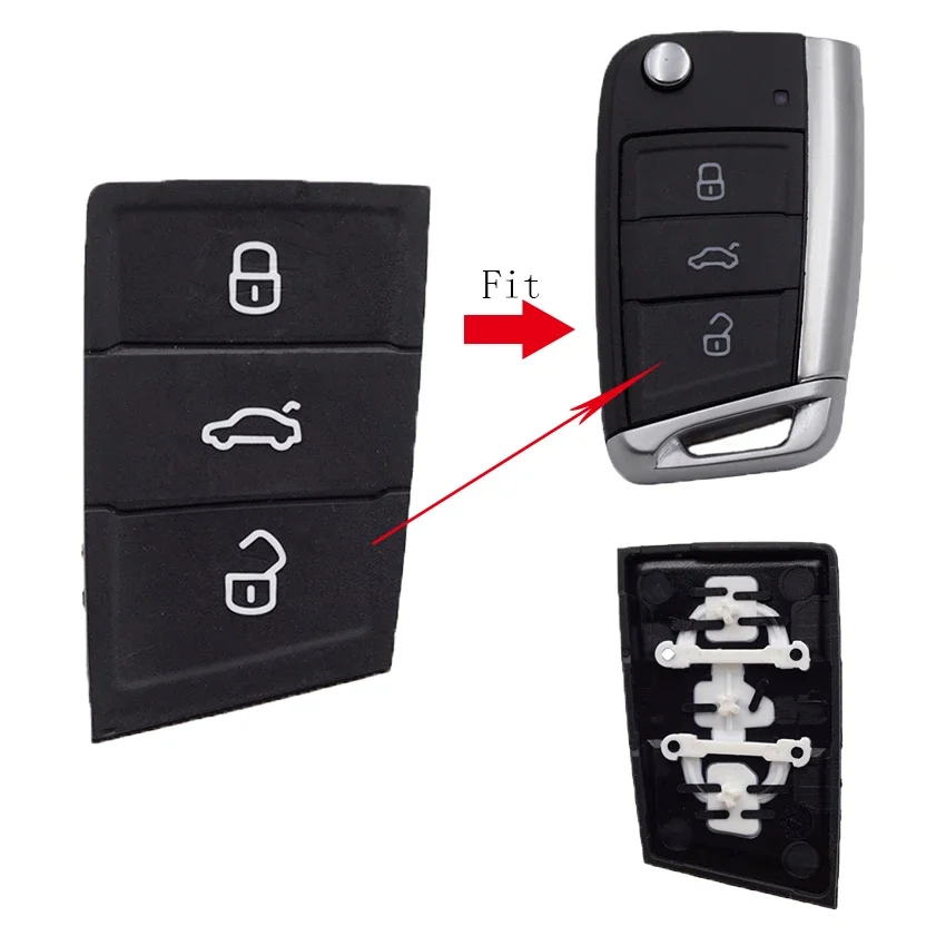 Kľúčový podložka z kokolu pre golf MK7 GOL Key pre Koda Rapid/Superb/Yeti Car Key pre sedadlo/Ibiza/Altea/Leon