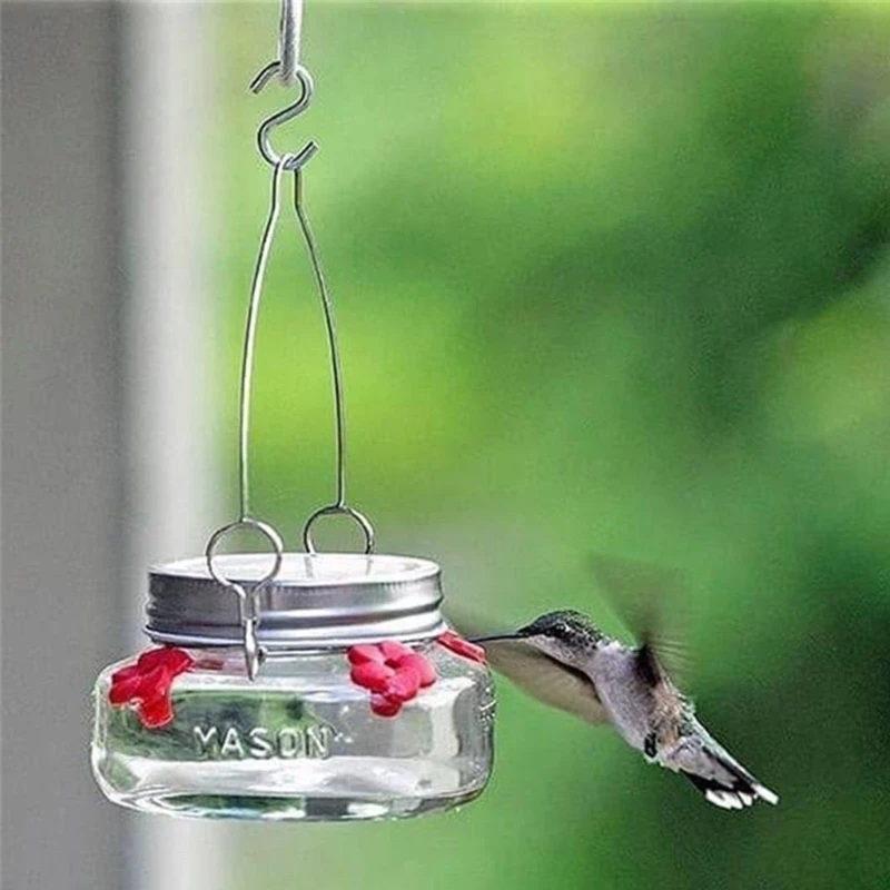 Kŕmny kŕmny kŕmny kŕmny kŕmny kŕmny vták Masonjar kvetiny kolibríky