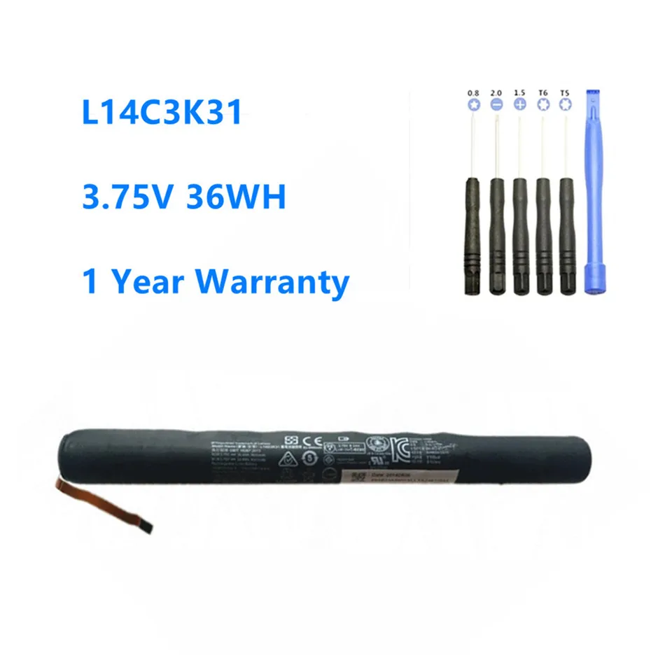 L14C3K31 3,75V 36WH batéria pre tabletu Lenovo Yoga 2 1050L 1050F 2-1050F 2-1051F 2-1050L 2-1050LC 2-1051L YT2-1050 L14D3K31