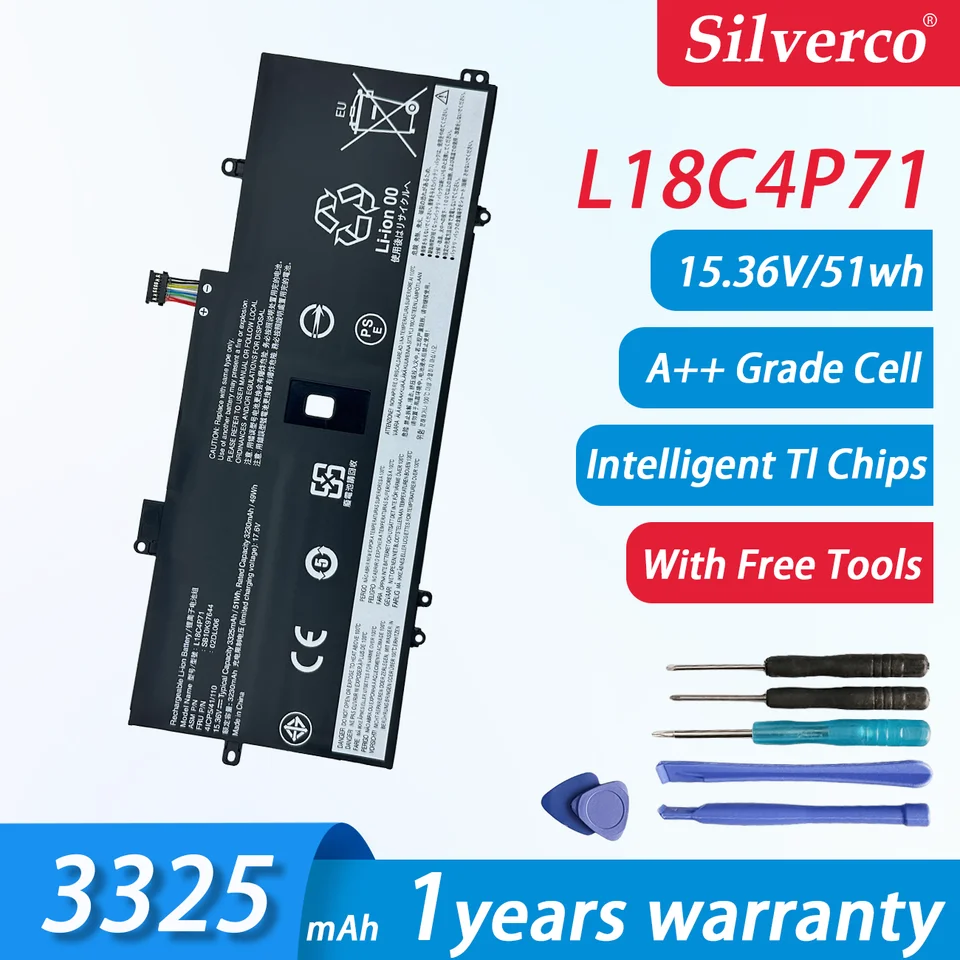 L18C4P71 L18M4P72 laptop batéria pre Lenovo ThinkPad X1 Carbon 7th 2019 2020 séria L18L4P71 SKB10K97642 02DL004 02DL005