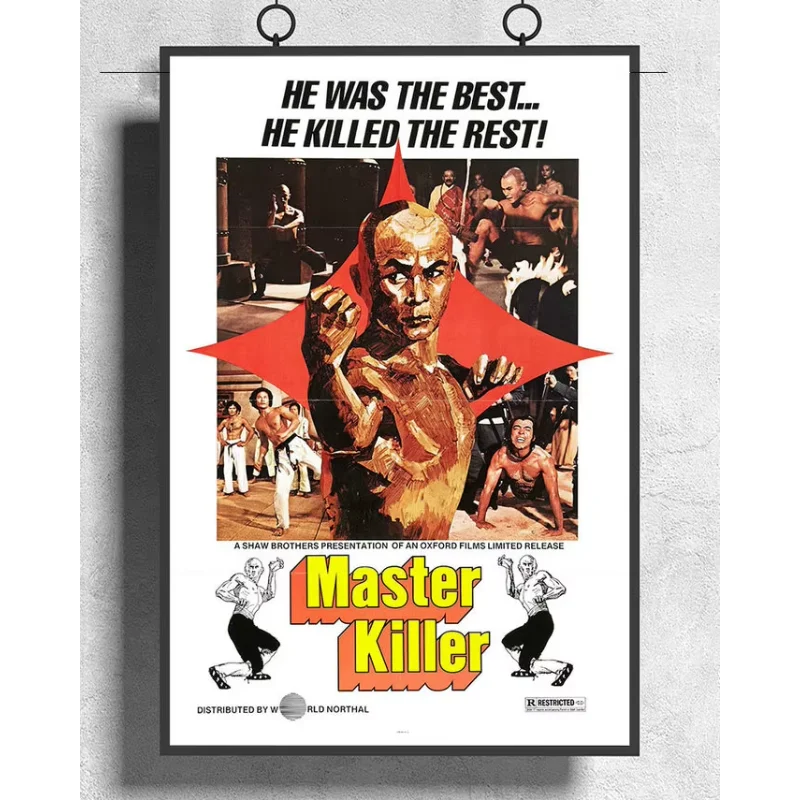 L406 36. Komora Shaolin AKA Master Killer Movie Rare Kung-Fu Shaolin Hodváb