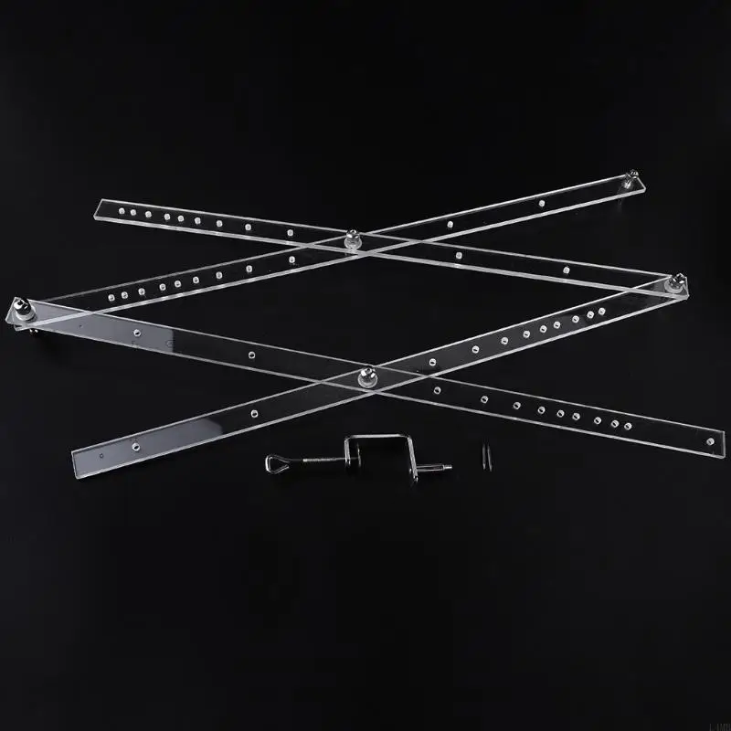 L4MB 50 cm Stupnica Vynikajúci skladací vládca umelec Pantograph Copy RLUers Kreslenie zväčšenia