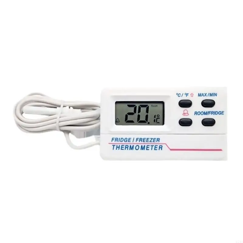L74C Digitálna chladnička Termometer Vnútorná vonkajšia LCD chladnička mraznička TERMOMEMOMOMOMOR