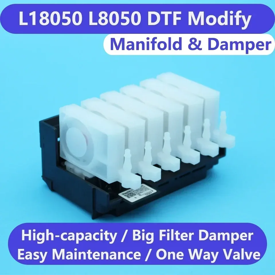 L8050 L18050 XP600 DTF Prevodný tlmič pre tlačiareň EPSON Ecotank Printer XP600 Adaptér tlačovej hlavy DTF Biely atramenter