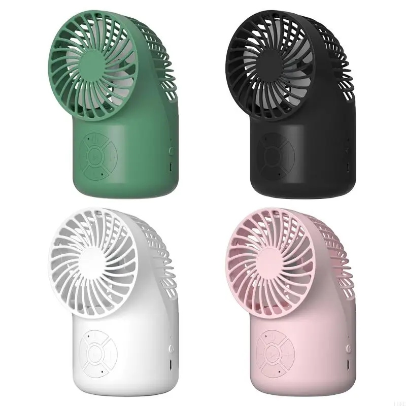 L8re Mini Desk Fan Prenosný USB Nabíjateľná batéria chladiaca plocha pre spálňu domácej kancelárie