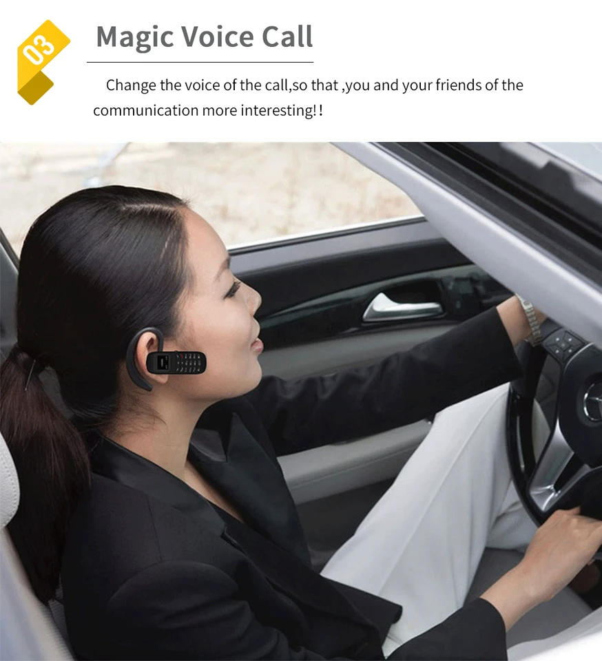 L8Star BM70 Mini mobilné telefóny Bluetooth kompatibilné Univerzálne bezdrôtové slúchadlá Super malý dialer Singl SIM Card GSM Phone