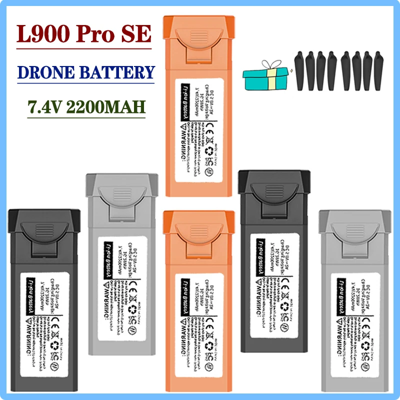 L900 PRO SE BATÉRIA 7,4V 2200 mAh pre L900 SE MAX RC DRONE BATTERICKÁ BATTERA PRE PRÍSLUŠENSTVA QUADCOPTER RC PLÁNY DONE DOROP