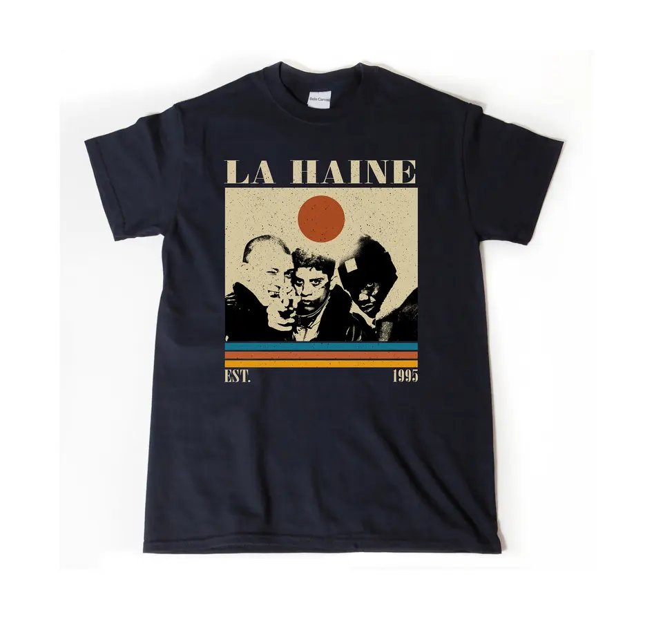La Haine T tričko retro film Vintage Midcentury pre neho