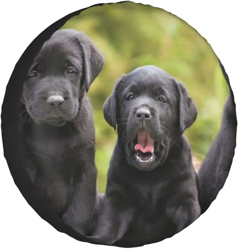 Labrador retriever pre psov tlačenú rezervnú pneumatikovú pneumatiku nepremokavý chránič kolieska pre vozidlo SUV Camper Trailer RV 14 