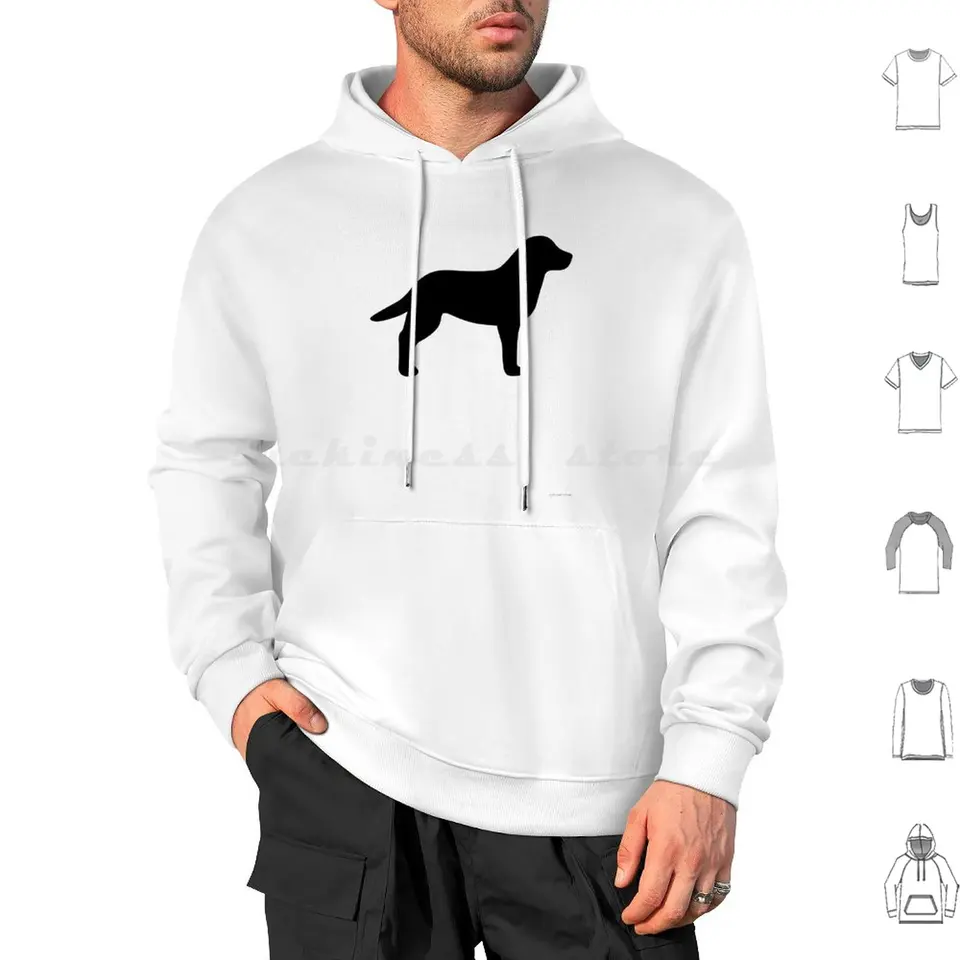 Labrador-červené Buffalo Plaid Hoodie bavlna s dlhým rukávom Dogs Dogs Buffalo Buffalo Check Red Buffalo Labrador Lab Labrador