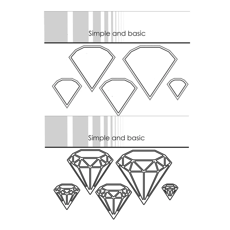 Lace Cover 3D Diamond Pocket Die Dekorácie kovové rezanie matrice na scrapbooking vyrezanie reliéfový rámec Card Card Craft Vianoce