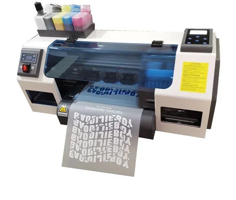 Lacná tlačiareň A3 DTF 30 cm 13 palcov DTF Film Trih Tričt DTF Tlačový stroj s hlavou 2ks xp600