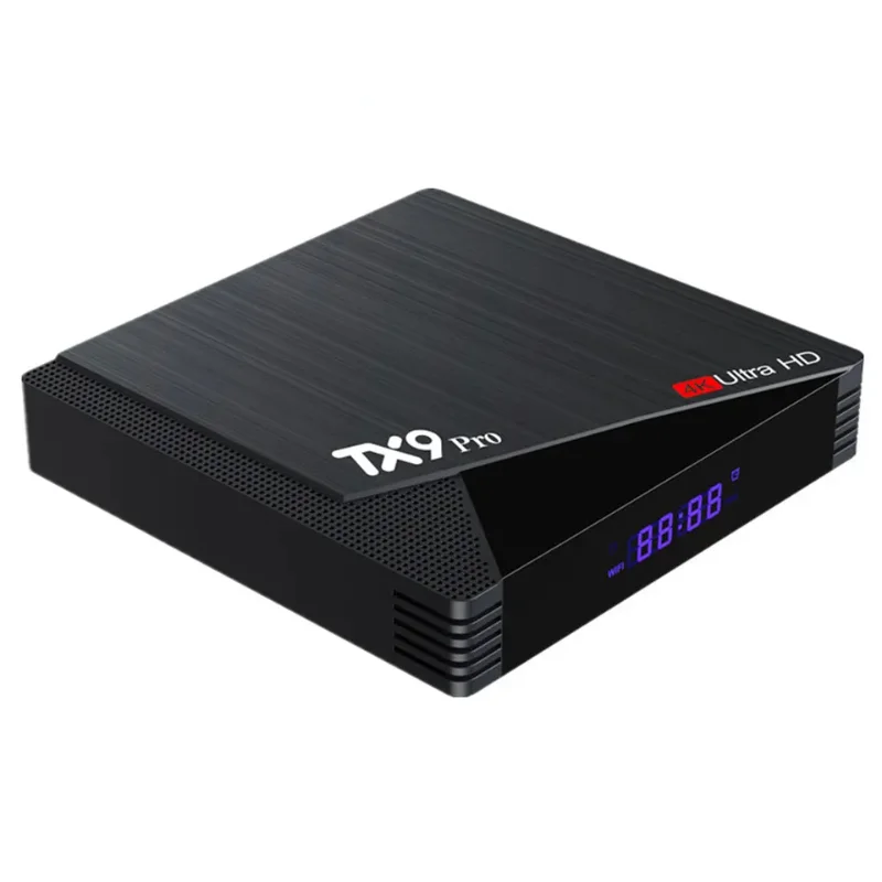 Lacné kvalitné TX9 Pro Android 10.0 Set Top Box 4K HD Dual Brand 2.4g 5.8g WiFi Media Player Aiiwinner H313 Smart TV Box