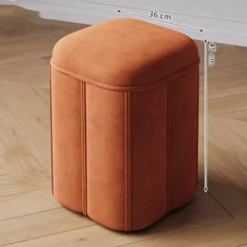 Lacné malé spálne márnosť stoličky Ženy Pity Foot Stool Vanity Stori Storage Cube Muebles para salas moderný nábytok