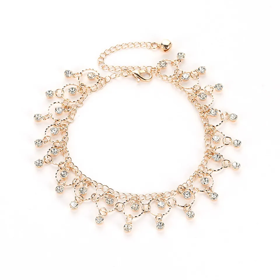 Lady Beach Anklet Chain Metal Fashion Trend
