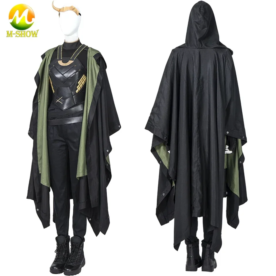 Lady Loki Cosplay kostým Sylvie kostýmy plášťové vesty rohy koruna Sylvie Enchantress Outfits pre Halloween