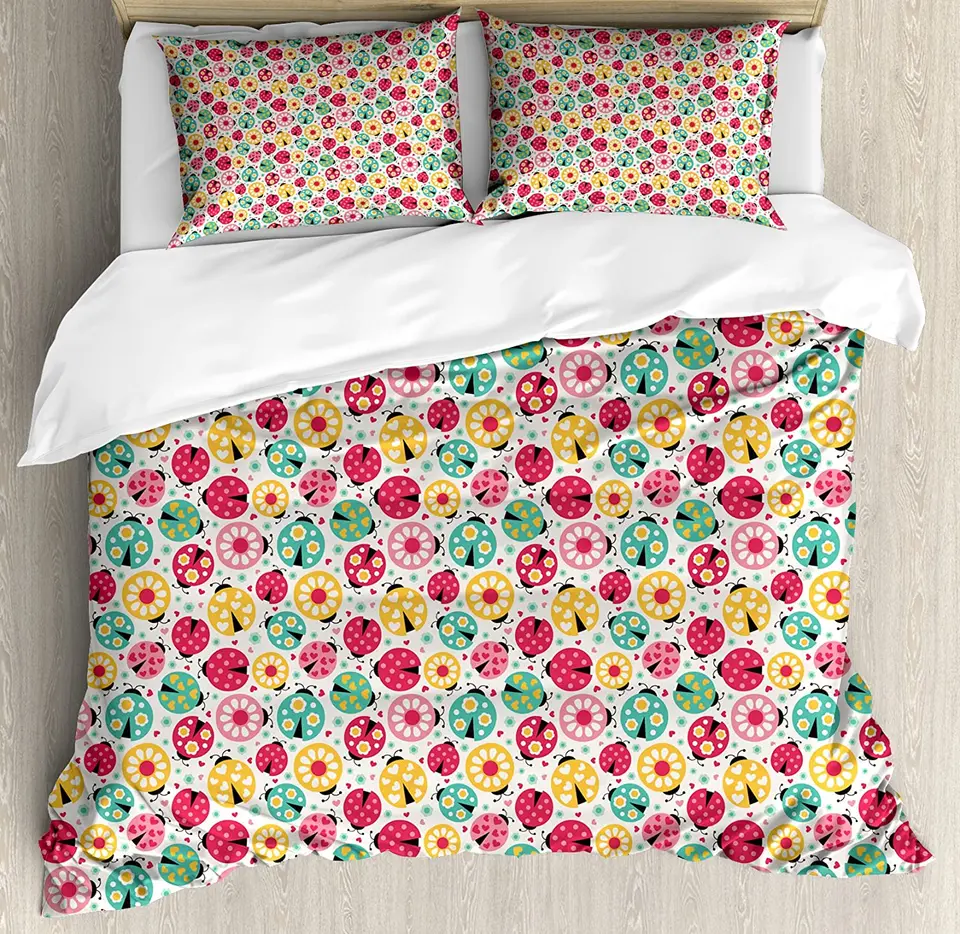 LadyBugs Bedding Set Presadzovacia obliečka na obliečky na vankúš