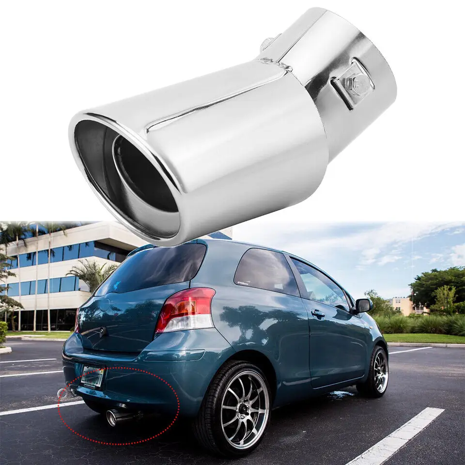 LAICY pre Toyota Yaris 2004-2021 Nerezová oceľ Zadné výfukové potrubie TACH TUCH TUP TUP TUP Univerzálne výfukové potrubie Príslušenstvo
