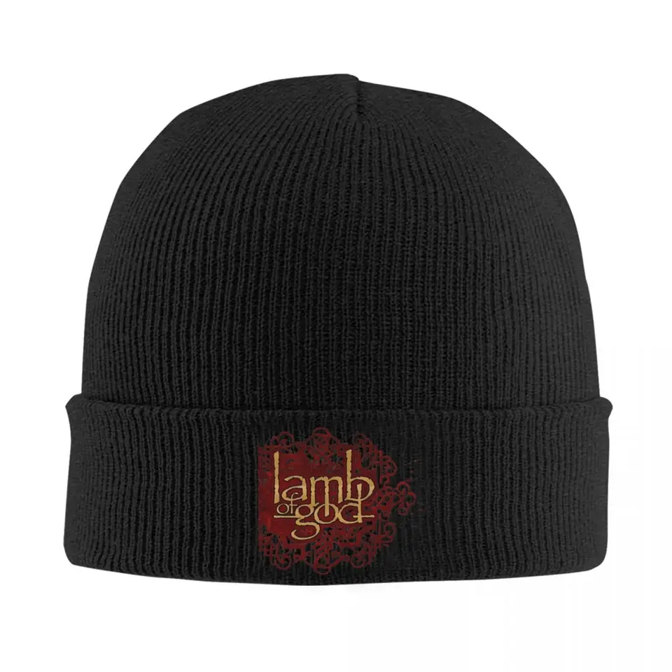 Lamb of God Fanúšikovia Beanie Hats Bonnet Hats Men Ženy unisex hip hop telocvične lebky čiapky jeseň na mieru teplé mäkké čiapky