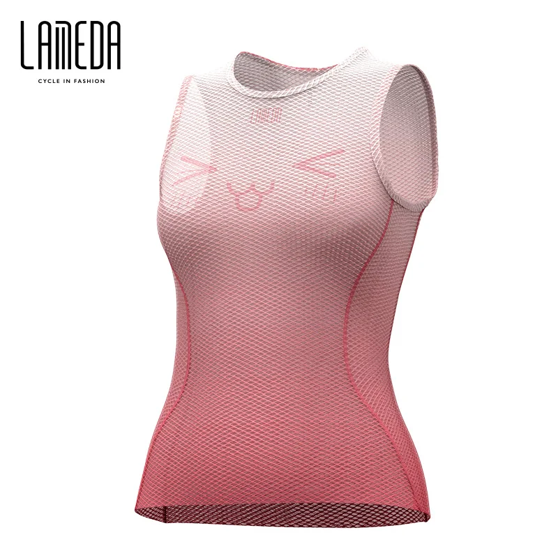 Lameda Cycling vesty pre ženy pre ženy, absorbčné priedušné ženy Cyklujúca základná vrstva bez rukávov bez rukávov pre ženy