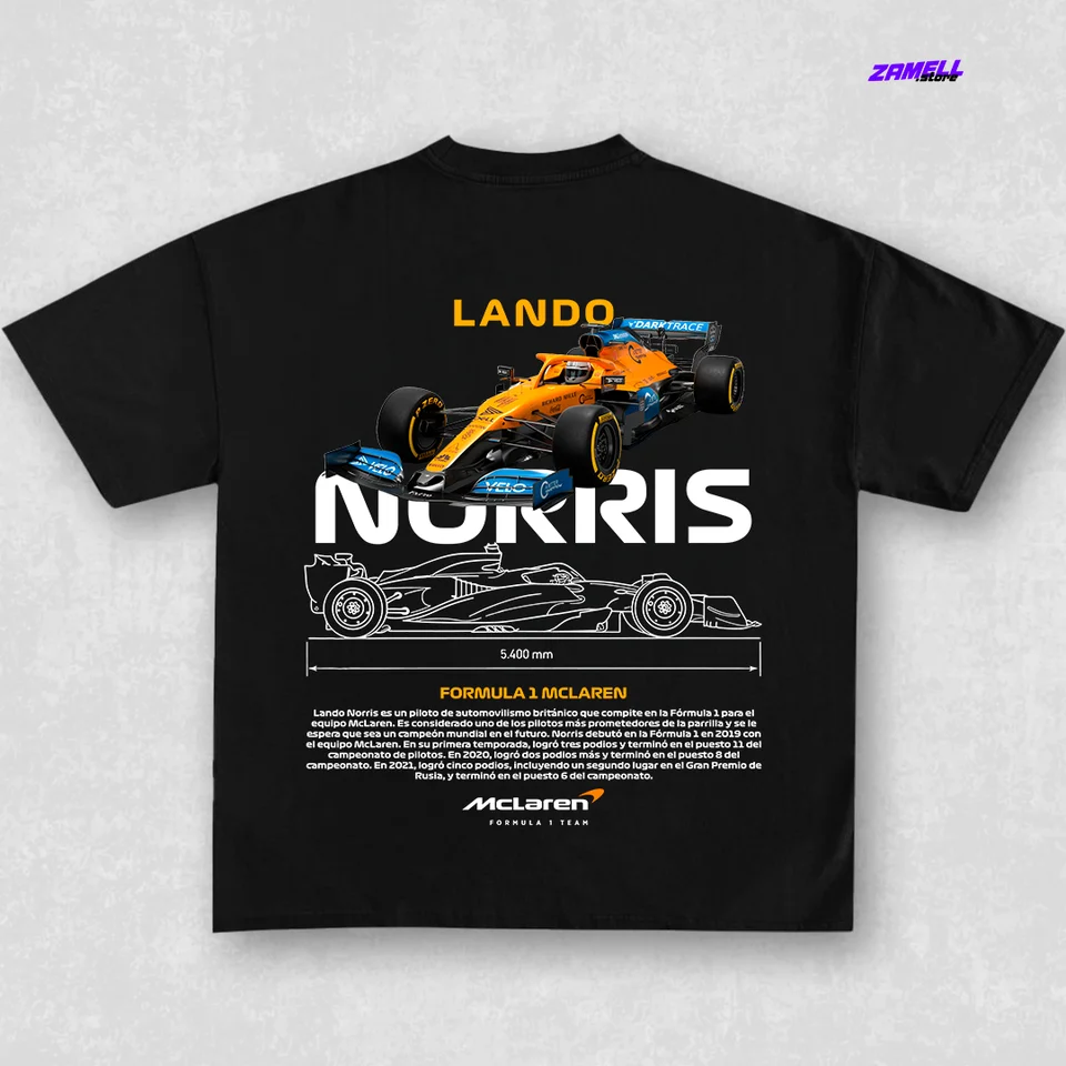 Lando Norris Formule Car T tričko Men Pánske oblečenie sexmachine chápadlá One Direction y2k tričká pre mužov tiki