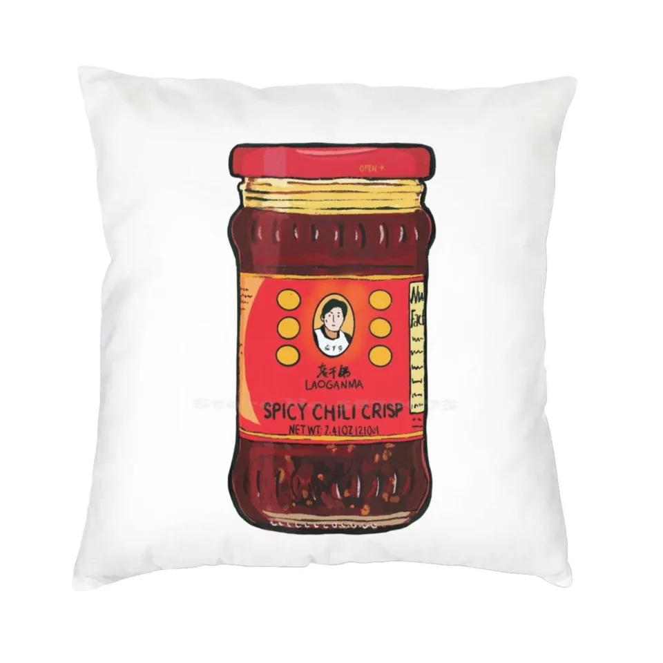 Lao Gan Ma Chili Oil Chilli olej módne pohovka Hádzanie vankúšový vankúš vankúš Lao gan ma chili olej lgm chilli olej korenia pikantné
