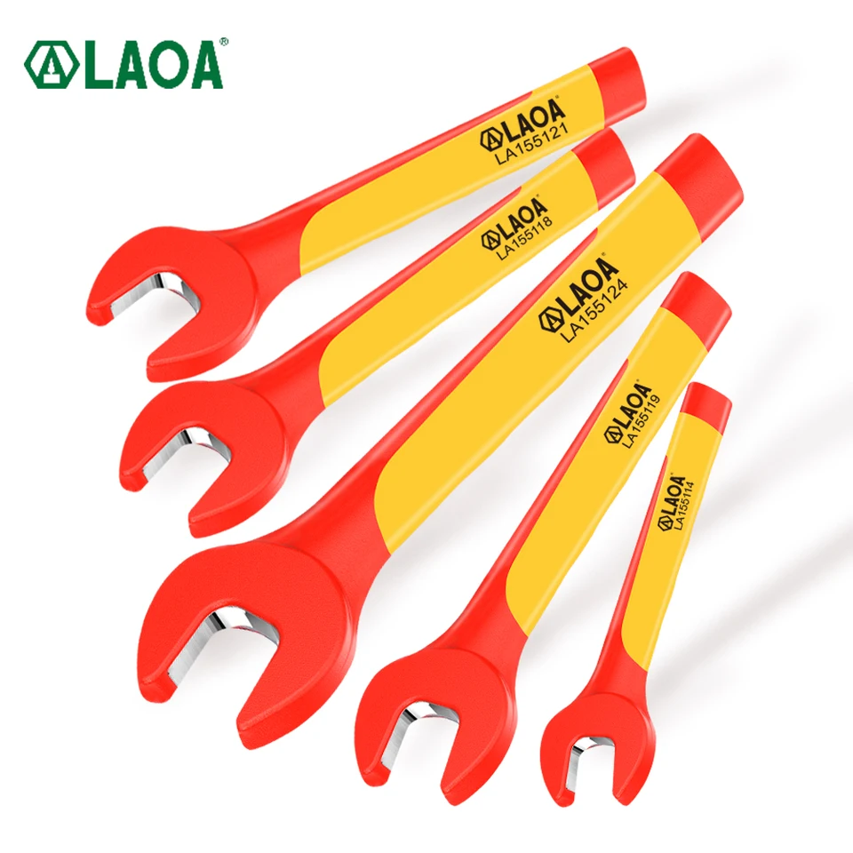 Laoa VDE Izolované kľúče multifunkčný VDE Open-End Wrenches Manual Domácne Elektrické náradie