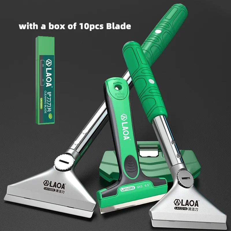Laoa čistiaca lopatka Cutter Multifunkčný nôž pre sklenené podlahové dlaždice Škrabka čistiteľ remover Spatula Home Tool Použitie s čepeľou