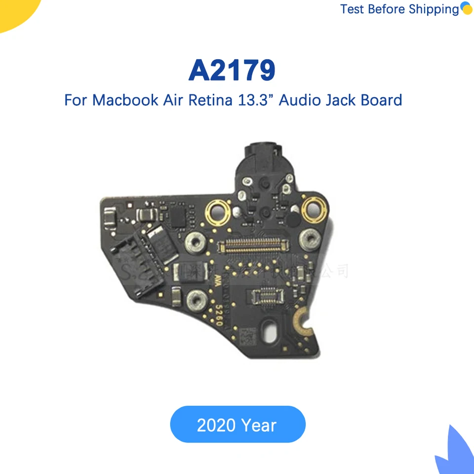 Laptop A2179 Audio Jack Board Flex Cable 820-01992-A pre MacBook Air 13 