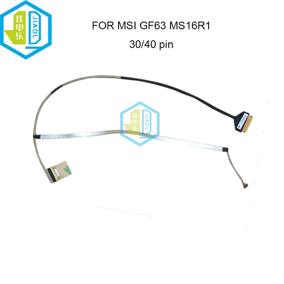 Laptop LCD LED displej Flex Video Scree EDP LVDS kábel pre MSI GF63 MS16R1 MS-16R1 K1N-3040108-H39 J36 K1N-3040143-H39 30/40 PIN