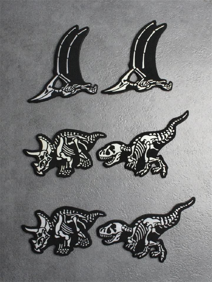Laser-cut dinosaurus Series IR reflexné svetelné zbrane, triceratops, pterosaury a viac taktické morálne balíčky