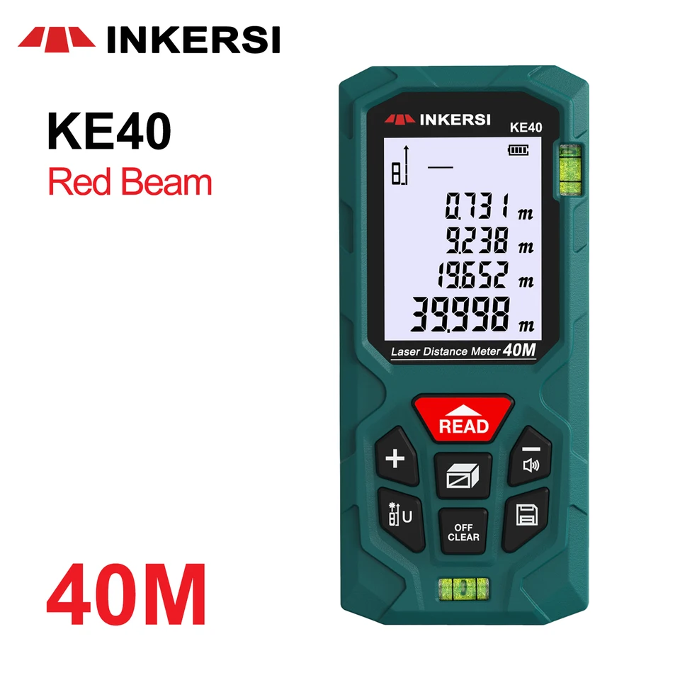 Laserový merač vzdialenosti digitálny diaľničník ruleta Trena meracia páska Construction Tool Laser Tape Recure Finder
