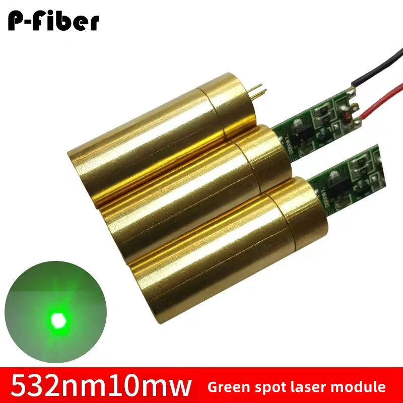Laserový modul 532nm 10mw zelený bodkovací misár laserová rukavica trubica