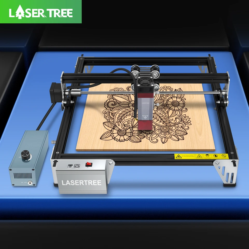 Laserový strom LT-K1 Mini 10W laserový gravírovací stroj s laserovým rytcom Cut TTL Blue Light Laser Modul Woodworking Tool