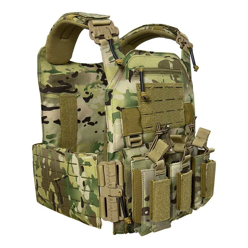 Laserový systém Molle System laserom rezistentný na opotrebenie vonkajšie lovecké tréningové taktické vesty vyrobené z nylonového materiálu