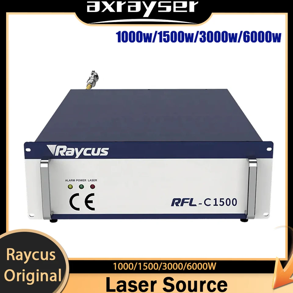 Laserový zdroj Raycus Original 1000/1500/3000/6000 W CW Laser RFL-C1000S pre príslušenstvo kovových vlákien na strihanie vlákien