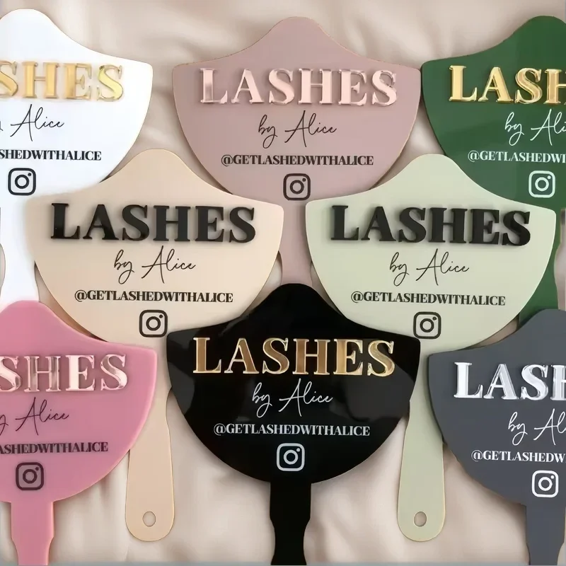Lash Artist Social Media Face pet personalizovaná estetika podpísanie riasy Salon Decor