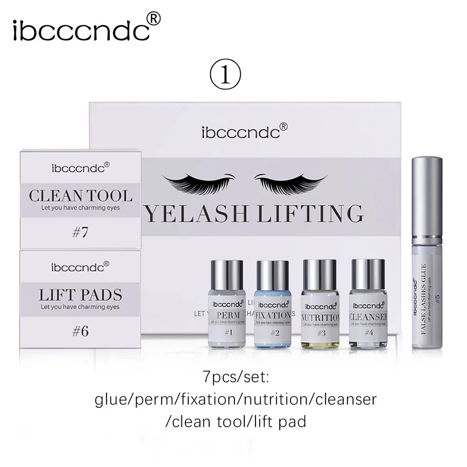 Lash Lift Kit s riasmi na zdvíhanie plavotu s pleťom s lepiacou tyčou náradie mihalníkov curling kvapky salón domáce použitie domáce použitie