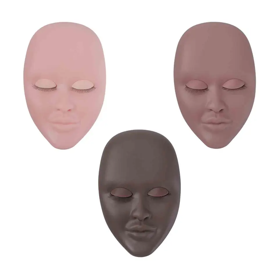 Lash Mannequin hlava štepenie mihalnostných rias Nástroje viečka make -up figuríny hlava pre dodávky kozmetické školské darčeky holičstvo